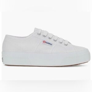 Superga Women's Classic White Platform Sneakers 2740 size 36